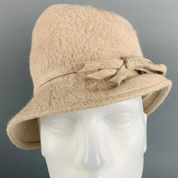 JENNIFER OUELLETTE Beige Bow Hat main image 4